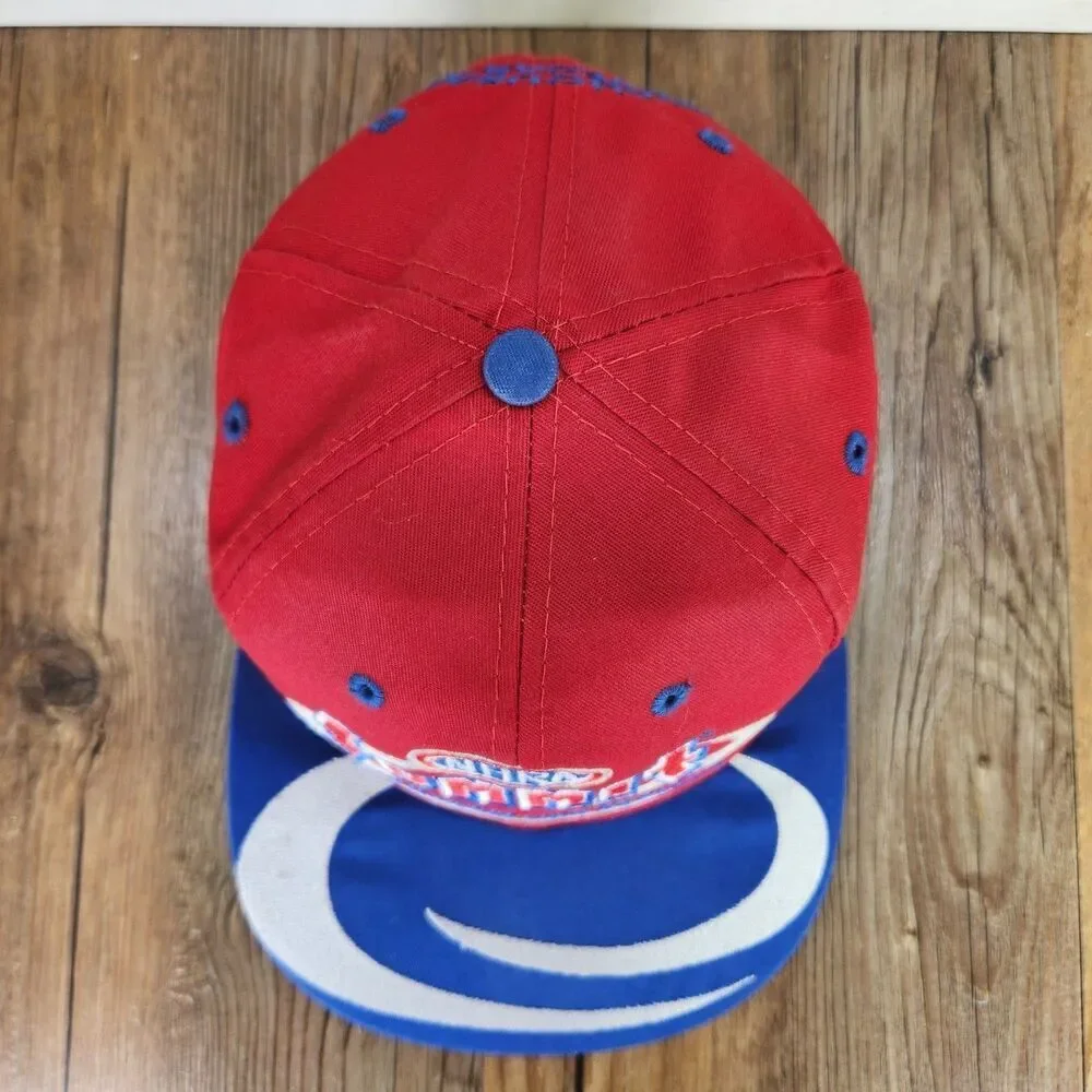 VTG NHRA Summit Racing Inaugural Las Vegas Snapback Hat Cap Red Blue Kudzu USA